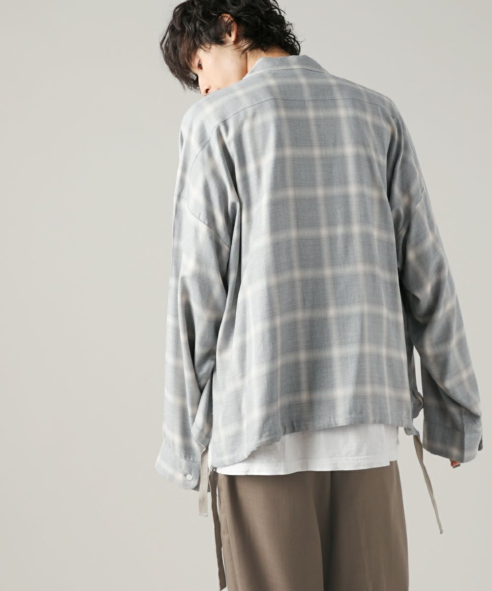 VICTIM BIG RAYON CHECK SHIRTS Mサイズ VICTIM]BIG RAYON CHECK SHIRTS | OPENING ACT
