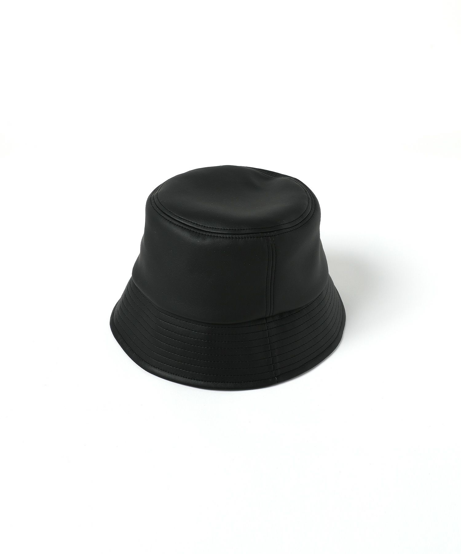 VICTIM × CA4LA ］PU LEATHER BIG BUCKET HAT | OPENING ACT｜ハット