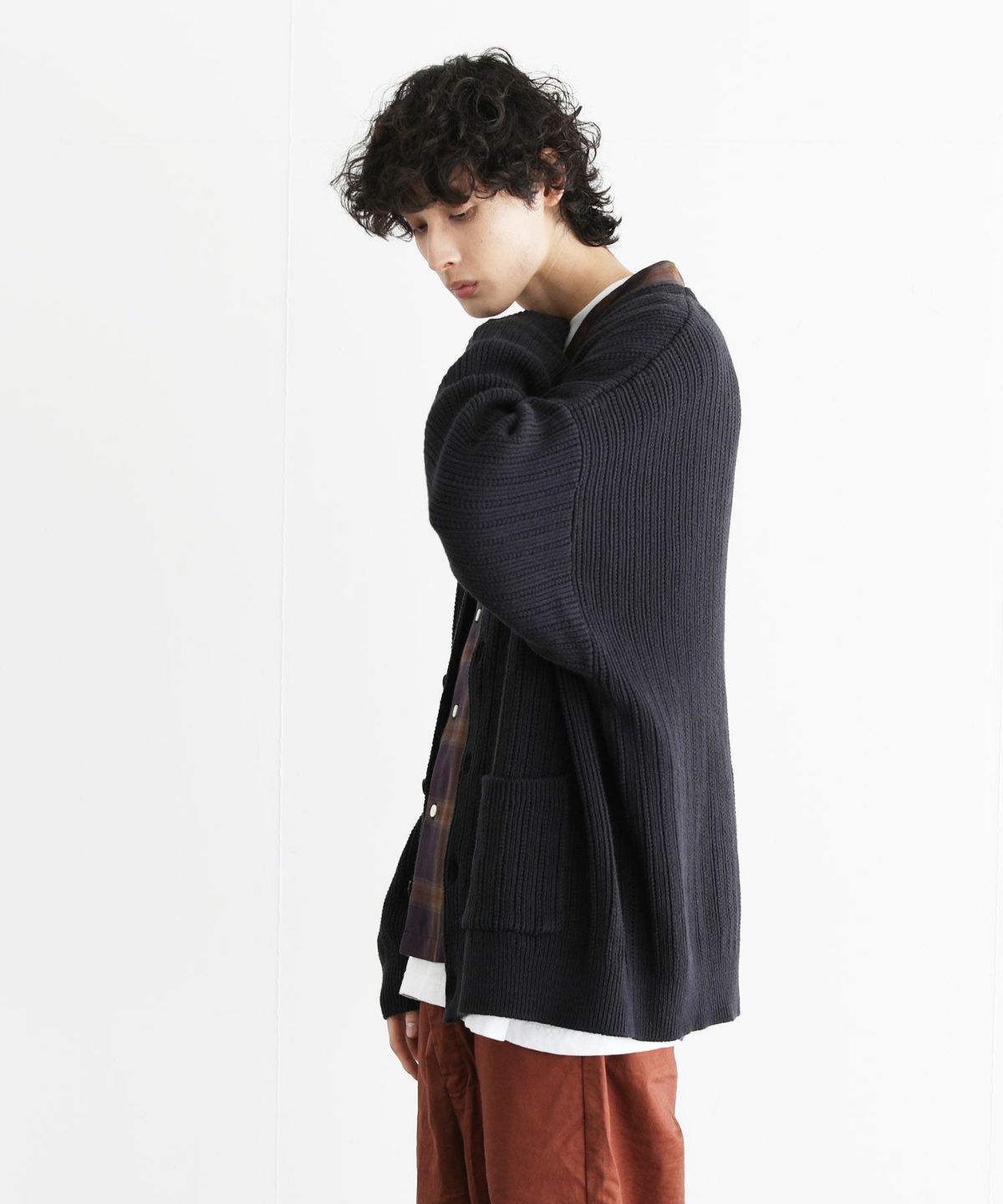 VICTIM]MESH KNIT CARDIGAN | OPENING ACT