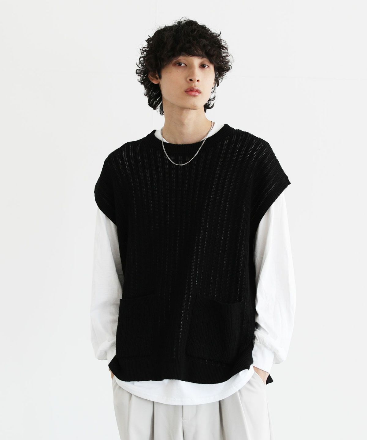 VICTIM]KNIT VEST | OPENING ACT