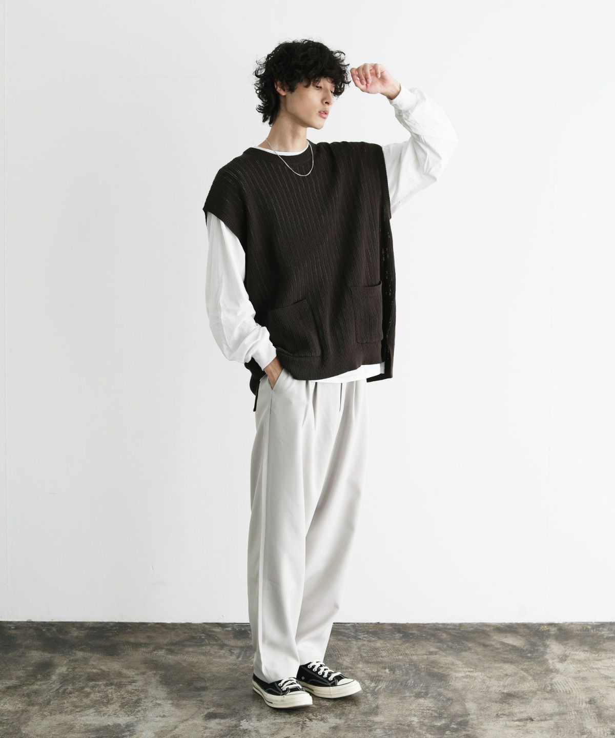 VICTIM]KNIT VEST | OPENING ACT