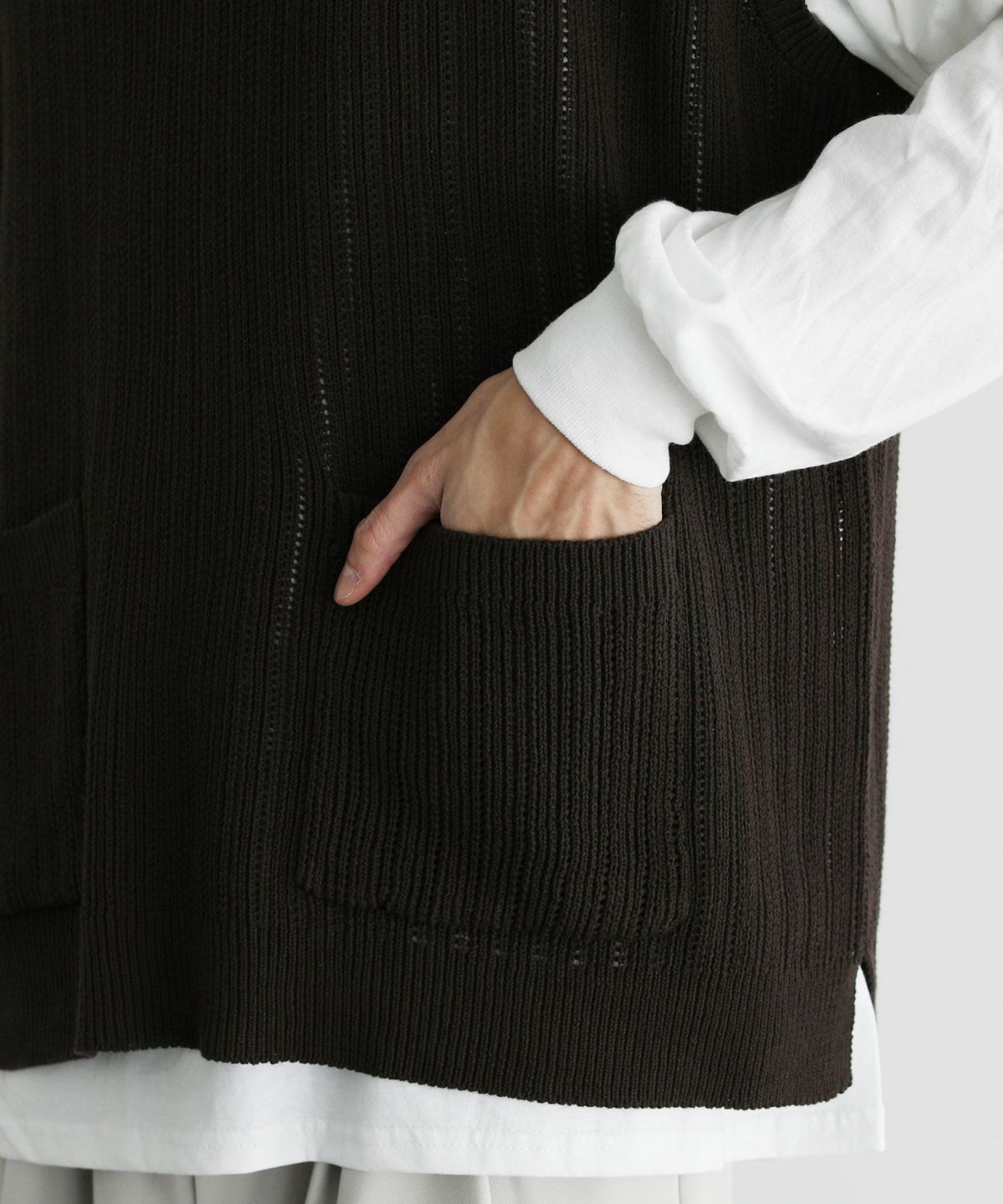 VICTIM]KNIT VEST | OPENING ACT