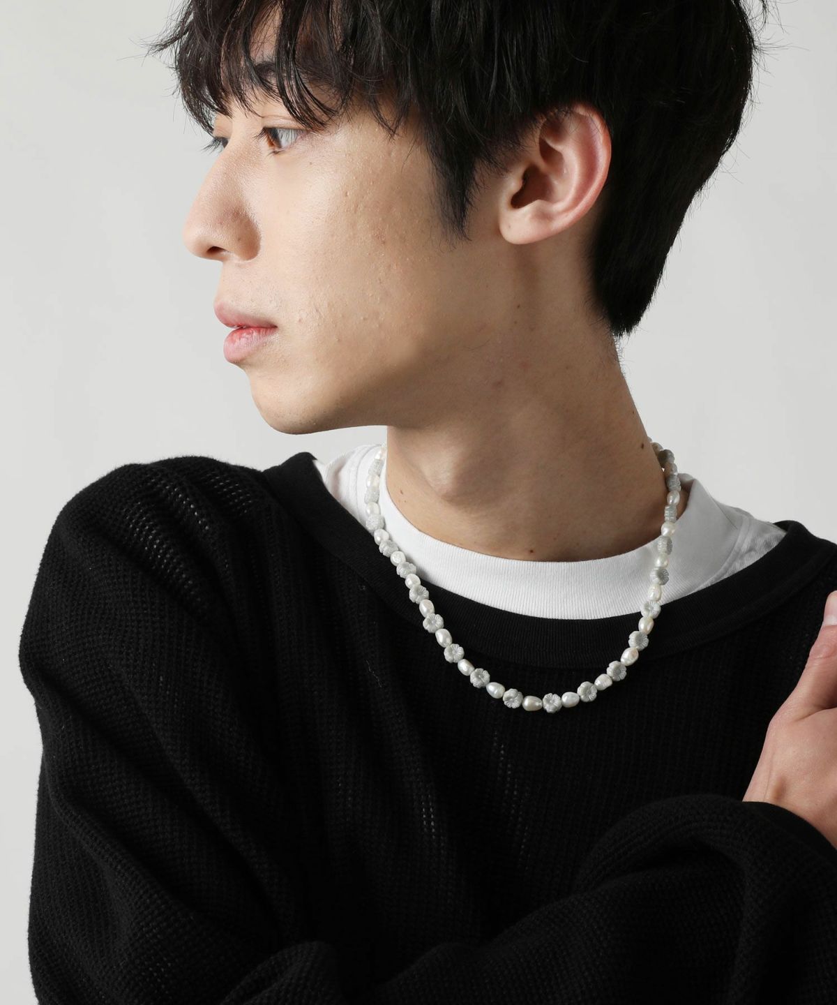 OPENING ACT]リアルカラーパール×チェコフラワービーズマルチ