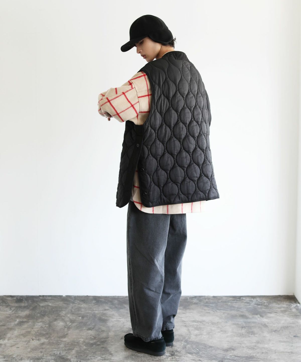 [VICTIM]QUILTED BIG VEST