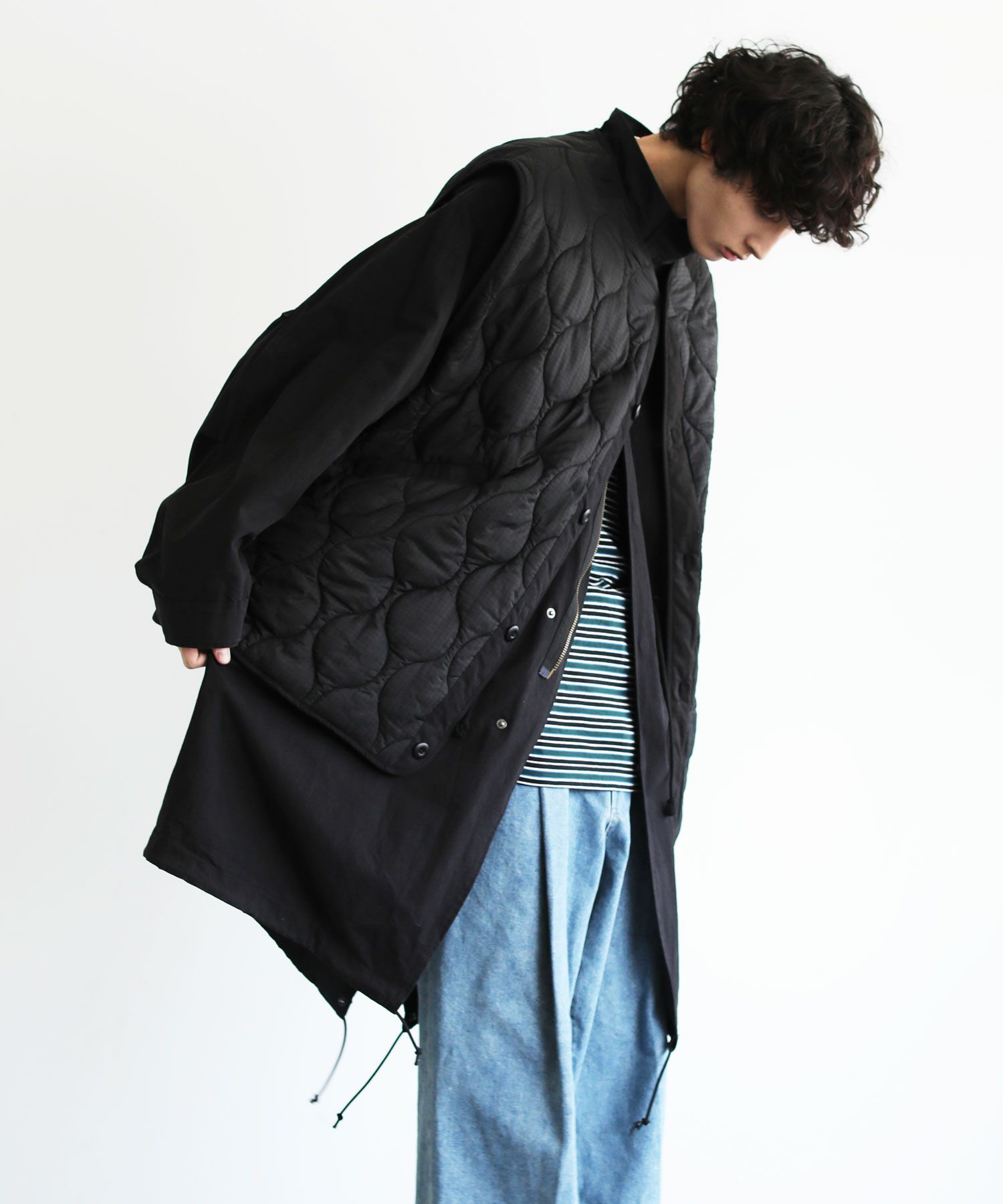 VICTIM]【SET】M65 BIG COAT＆ QUILTED BIG VEST | OPENING ACT