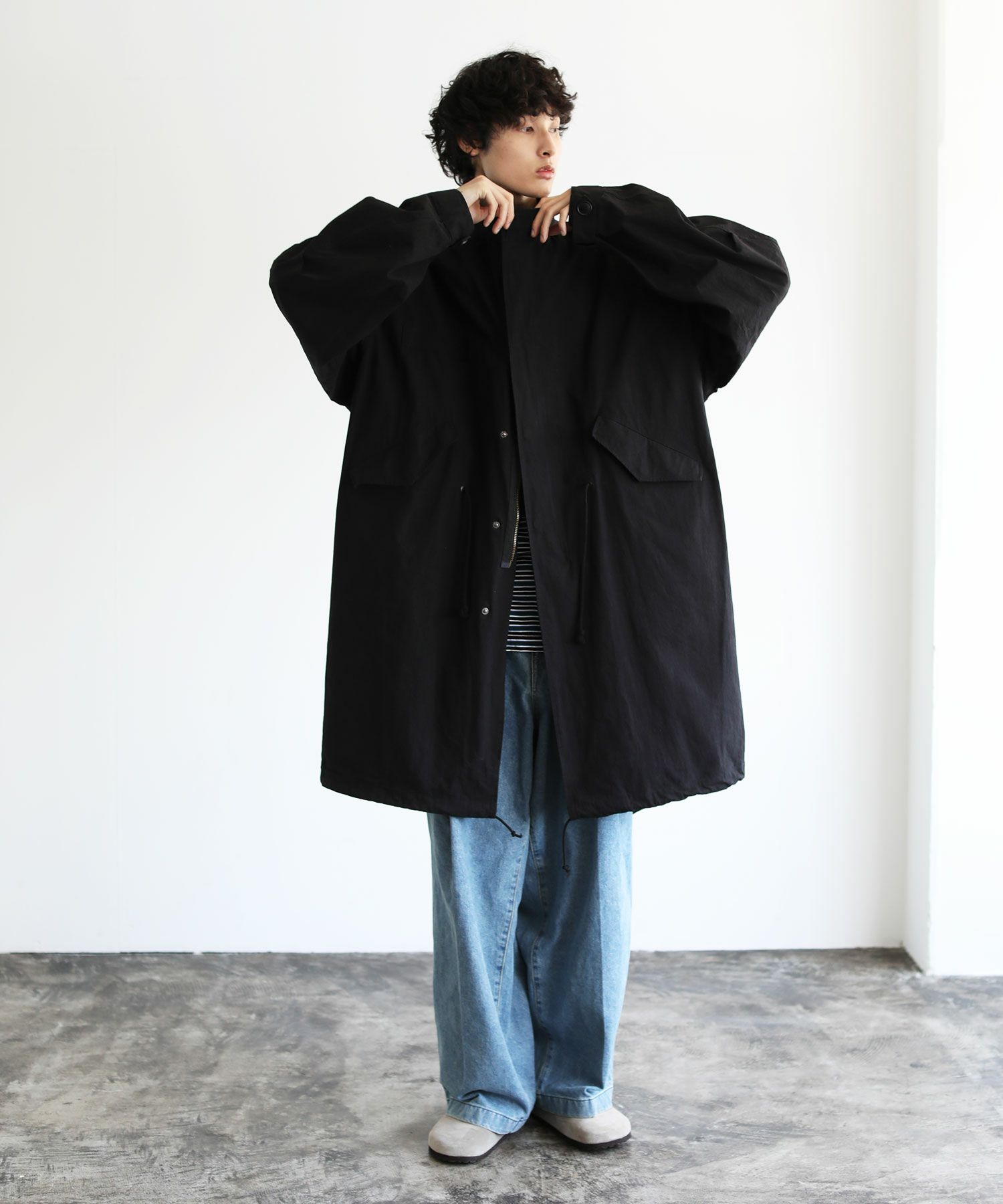 VICTIM]【SET】M65 BIG COAT＆ QUILTED BIG VEST | OPENING ACT
