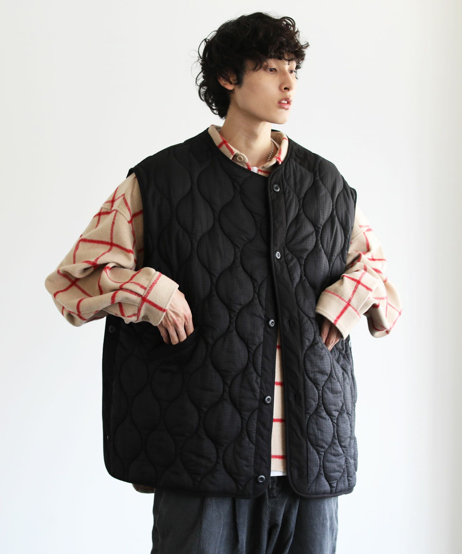 VICTIM]【SET】M65 BIG COAT＆ QUILTED BIG VEST | OPENING ACT