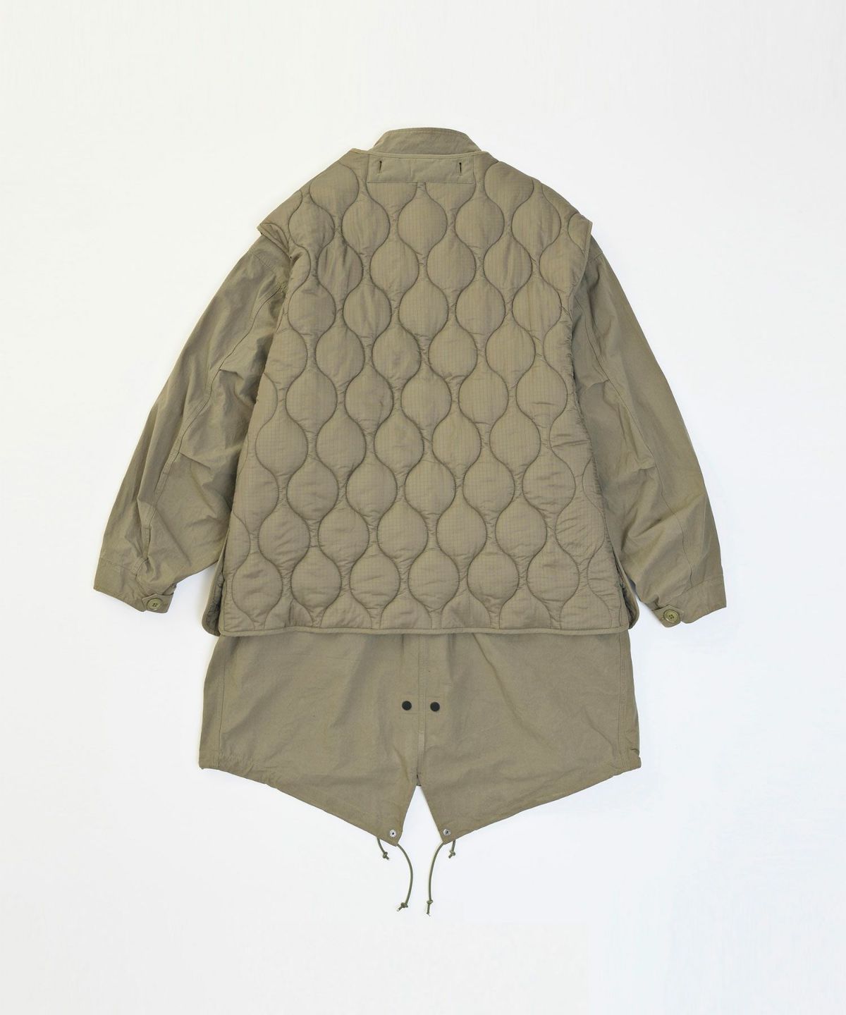 VICTIM]【SET】M65 BIG COAT＆ QUILTED BIG VEST | OPENING ACT