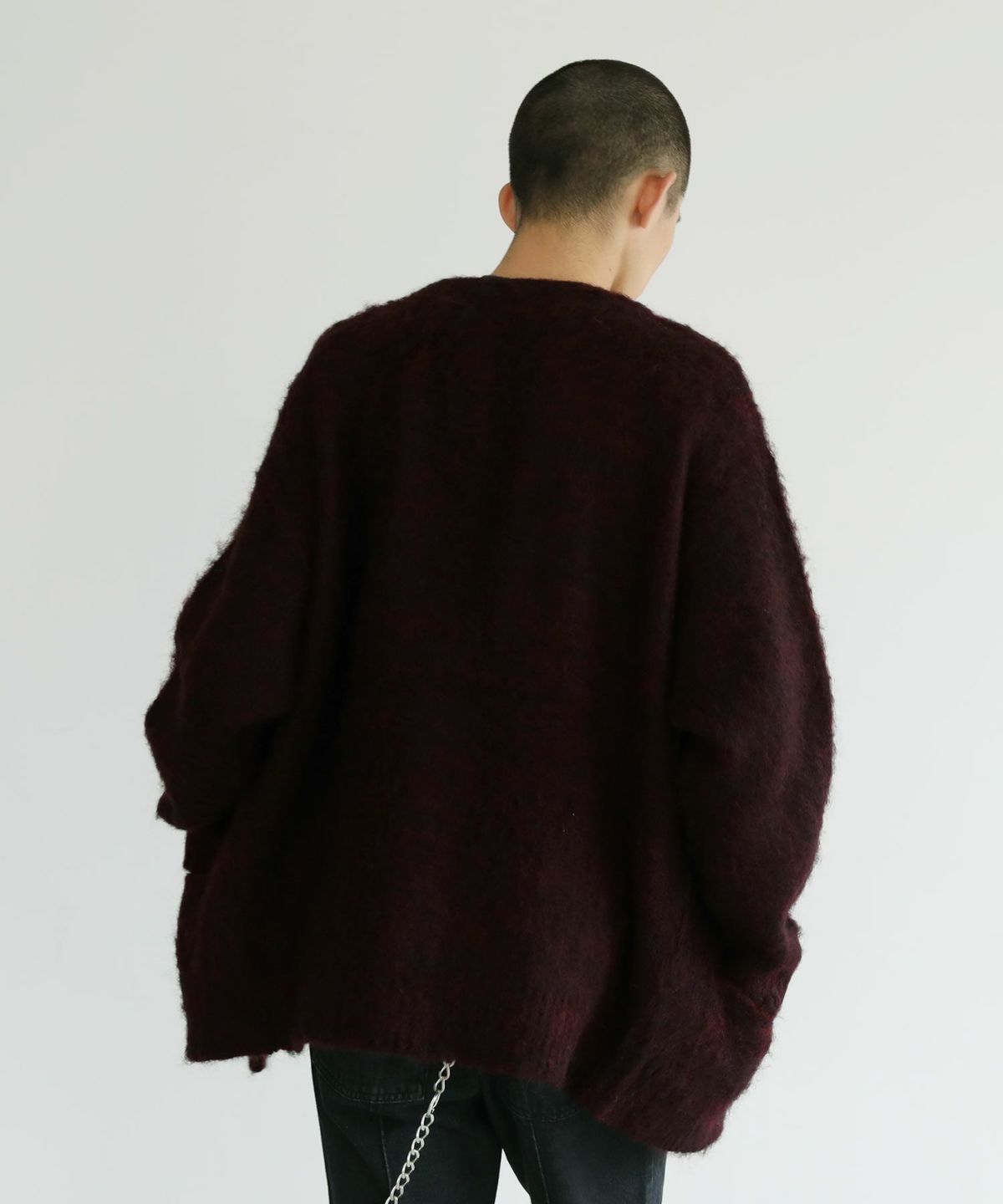 [NEONSIGN×OPENING ACT]Innermost color mohair cardigan