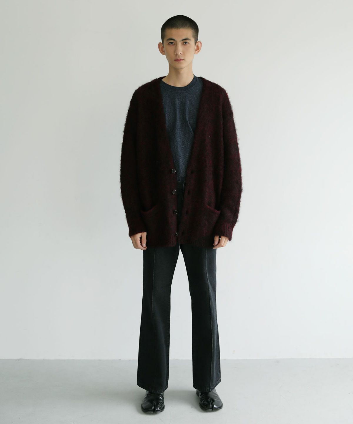 [NEONSIGN×OPENING ACT]Innermost color mohair cardigan