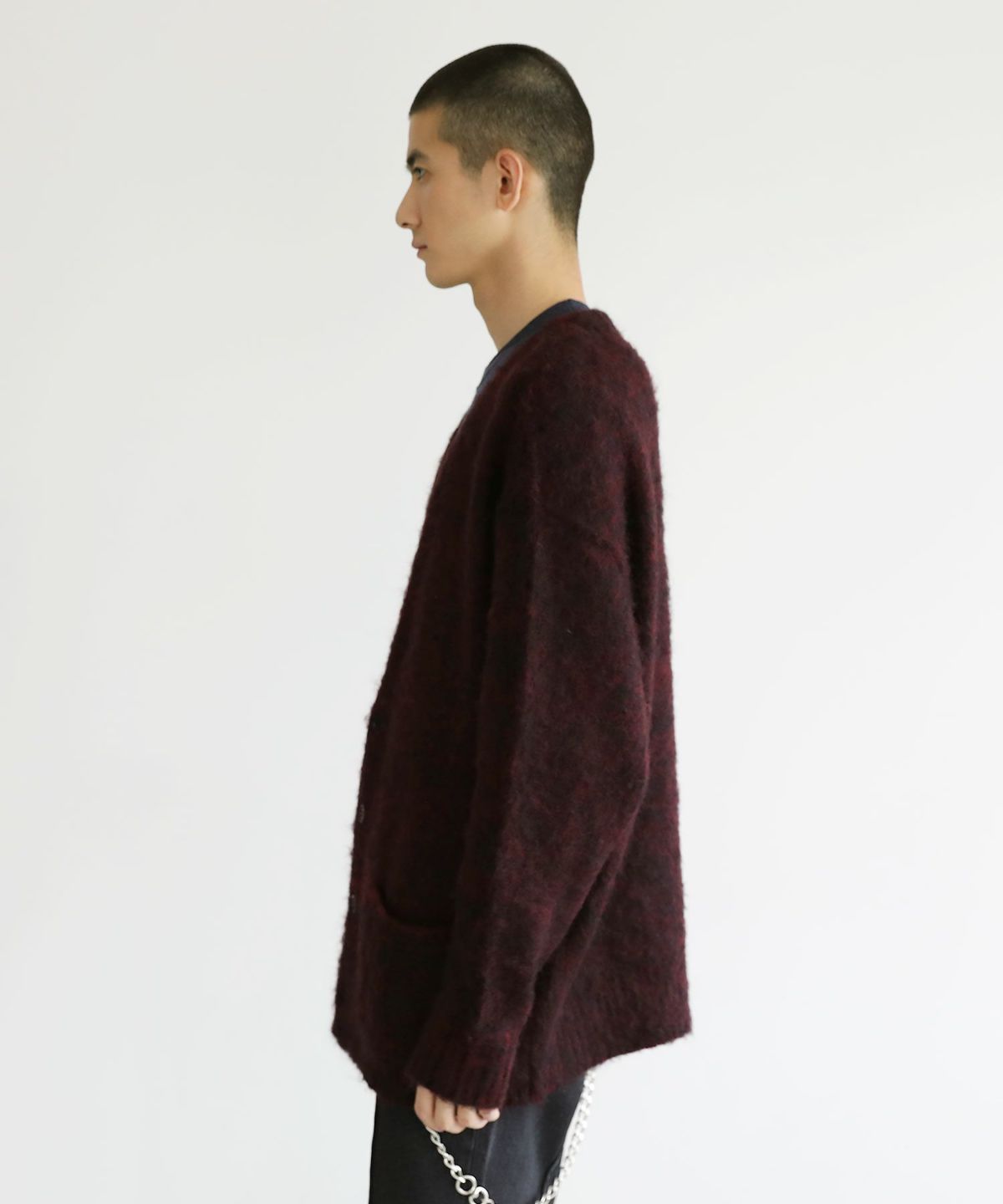 [NEONSIGN×OPENING ACT]Innermost color mohair cardigan