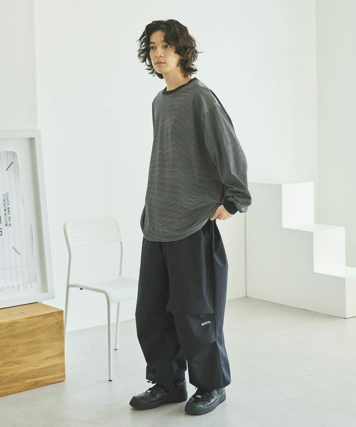 OPENING ACT-Tech-side zip over wide pant - メンズ｜その他