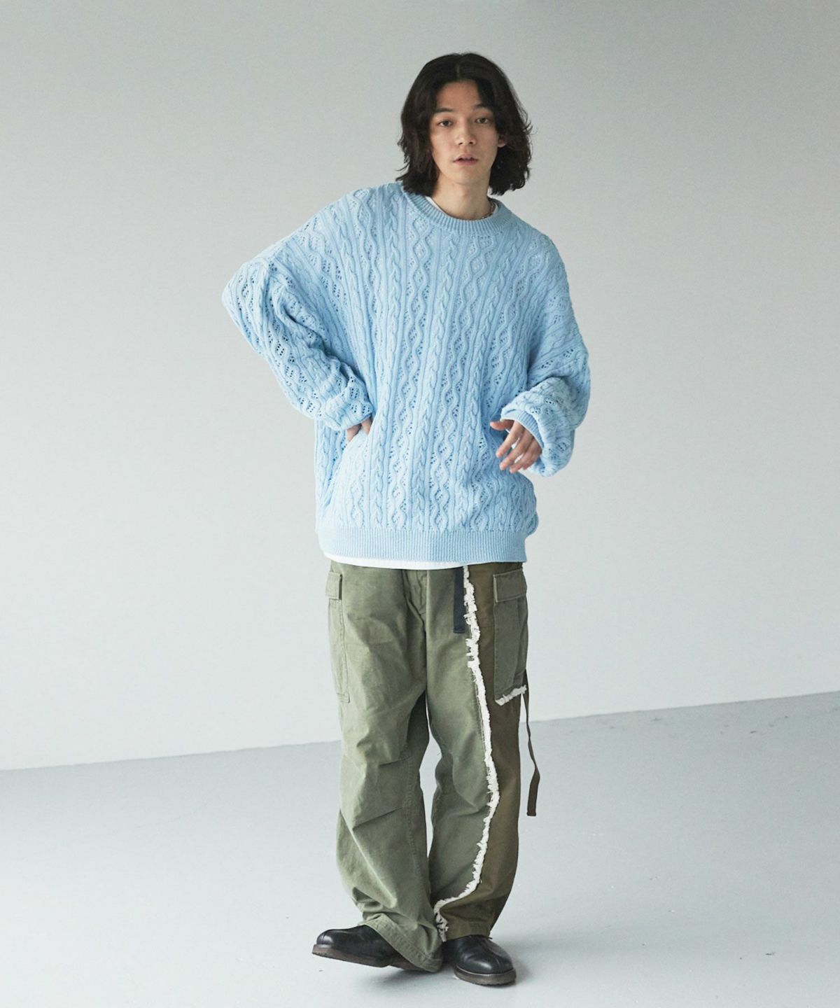 DESCENDANT 19AW ENZO WOOL KNIT M ニット - パーカー