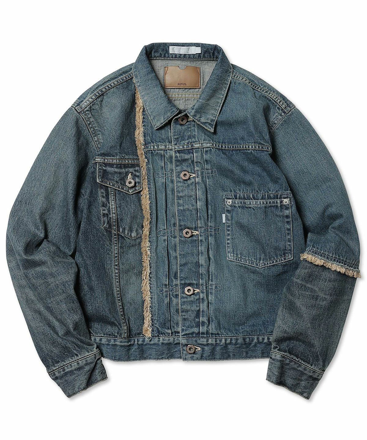 FRANKEN DENIM JACKET DAMAGE