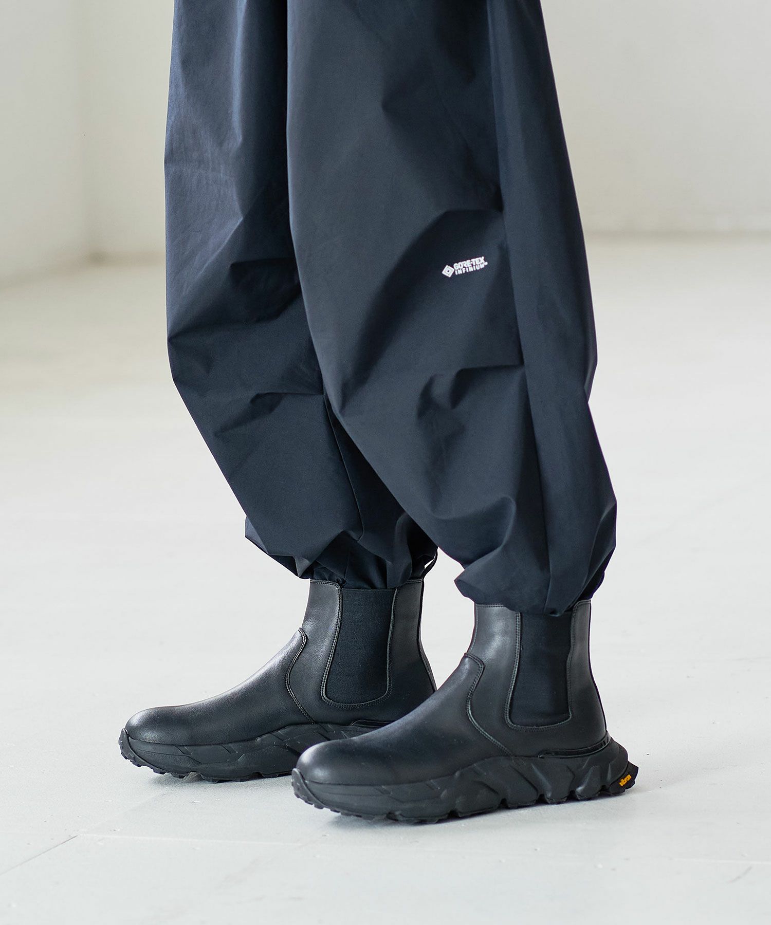 Vibram × OPENING ACT] Vibramソールレザーサイドゴアブーツ | OPENING ACT