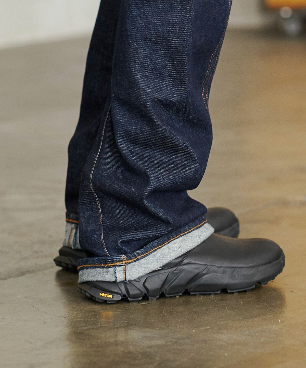 Vibram × OPENING ACT] Vibramソールレザーサイドゴアブーツ | OPENING ACT