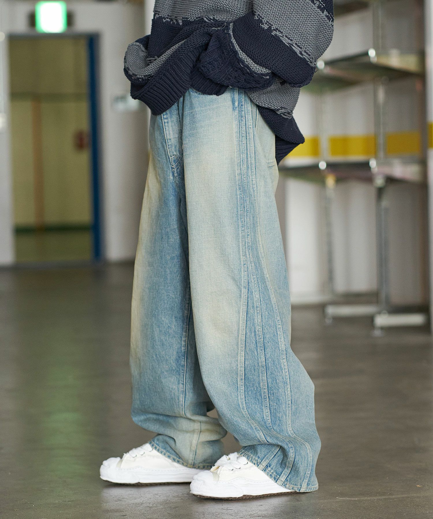 ROTOL]TRIPLE SEEM 6P DENIM DAMAGED | OPENING ACT 