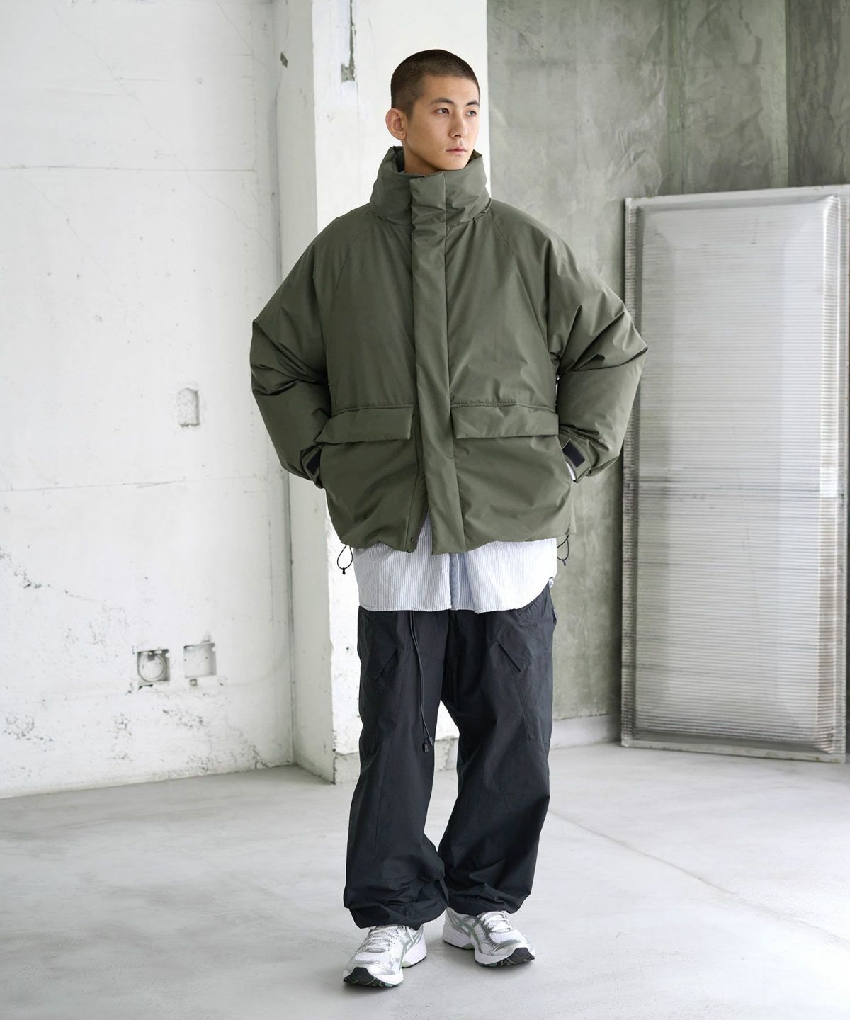 [OPENING ACT×+phenix] WINDSTOPPER by GORE?TEX lab ハイネックシティ600フィルパワーダウンジャケット