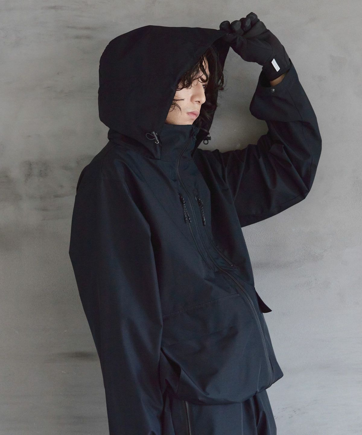 [OPENING ACT×+phenix] WINDSTOPPER by GORE?TEX lab 2WAYフードシティジャケット mark2