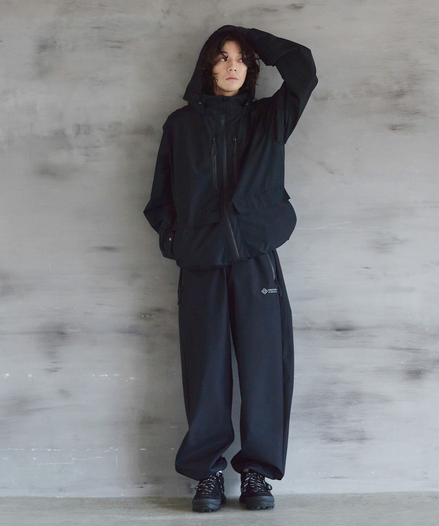 OPENING ACT×+phenix] WINDSTOPPER by GORE?TEX lab 2WAYフードシティ 