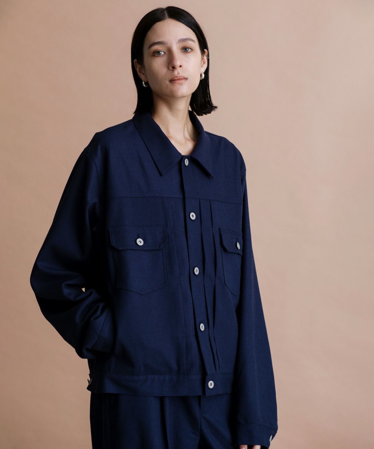 【VICTIM】TRUCKER JACKET(GLAY)/24AW タグあり VICTIM]TRUCKER JACKET | OPENING ACT