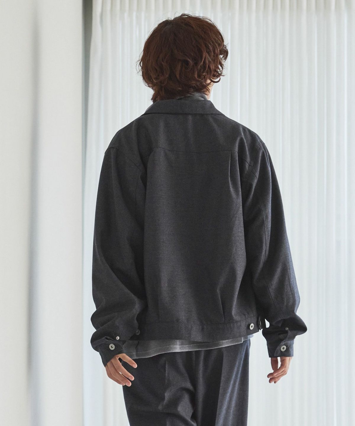 【VICTIM】TRUCKER JACKET(GLAY)/24AW タグあり VICTIM】TRUCKER JACKET(GLAY)/24AW タグあり