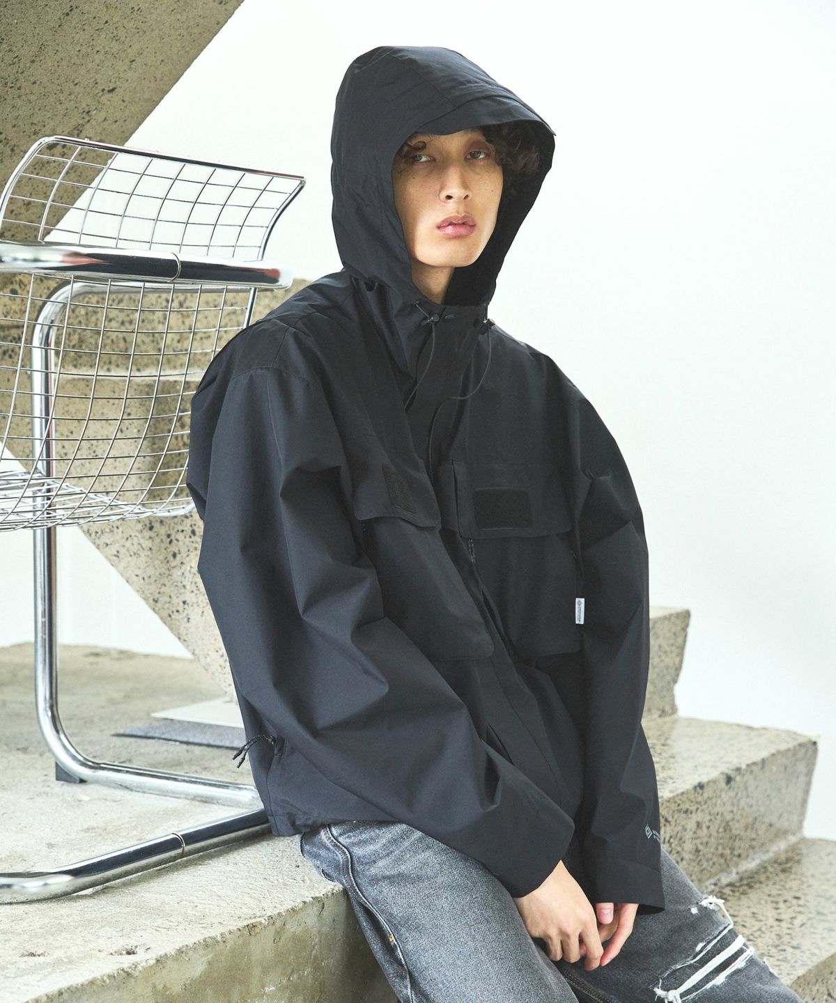 OPENING ACT × +phenix] WINDSTOPPER by GORE-TEX lab フィッシングシェルジャケット | OPENING  ACT