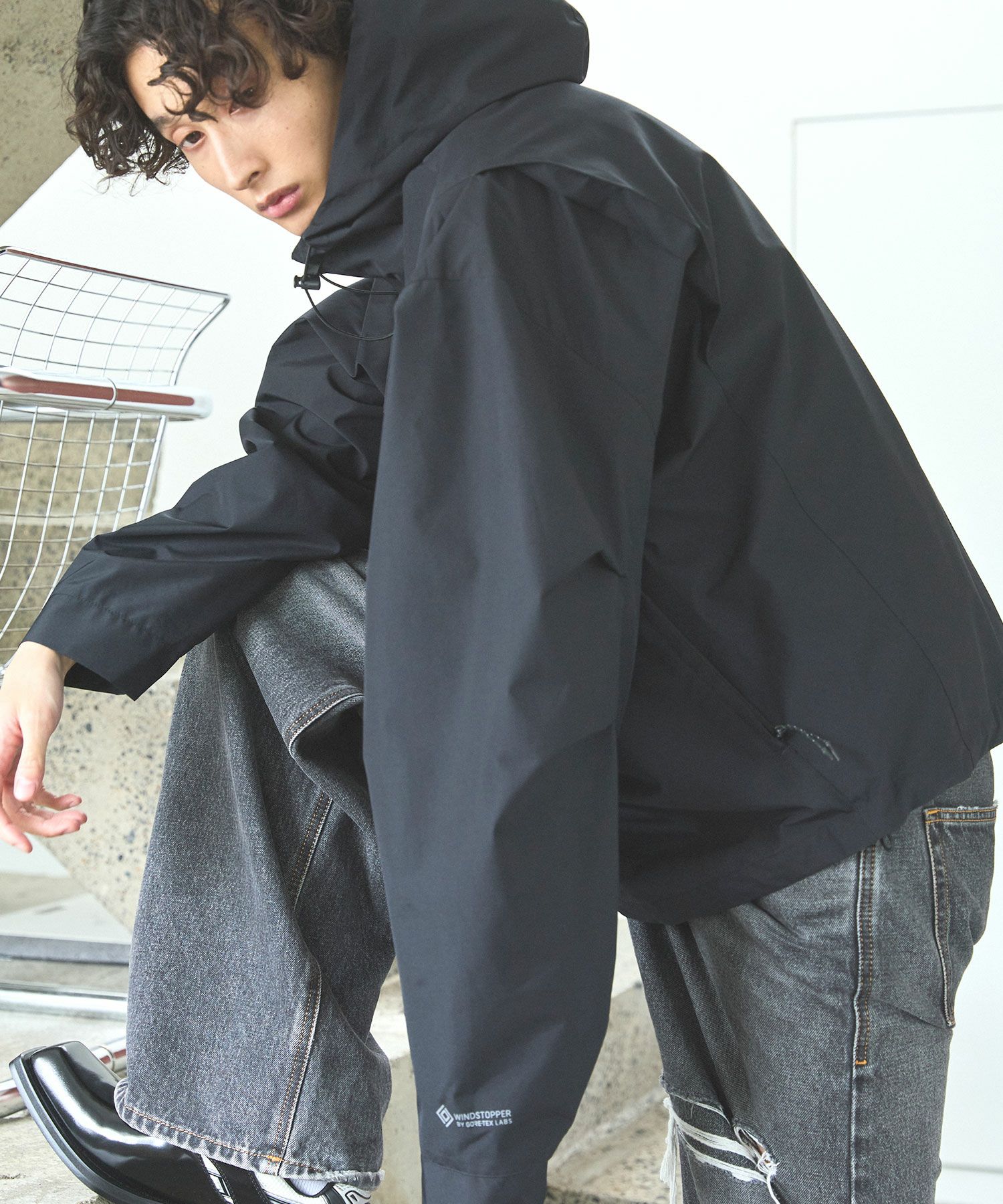 OPENING ACT × +phenix] WINDSTOPPER by GORE-TEX lab フィッシング 