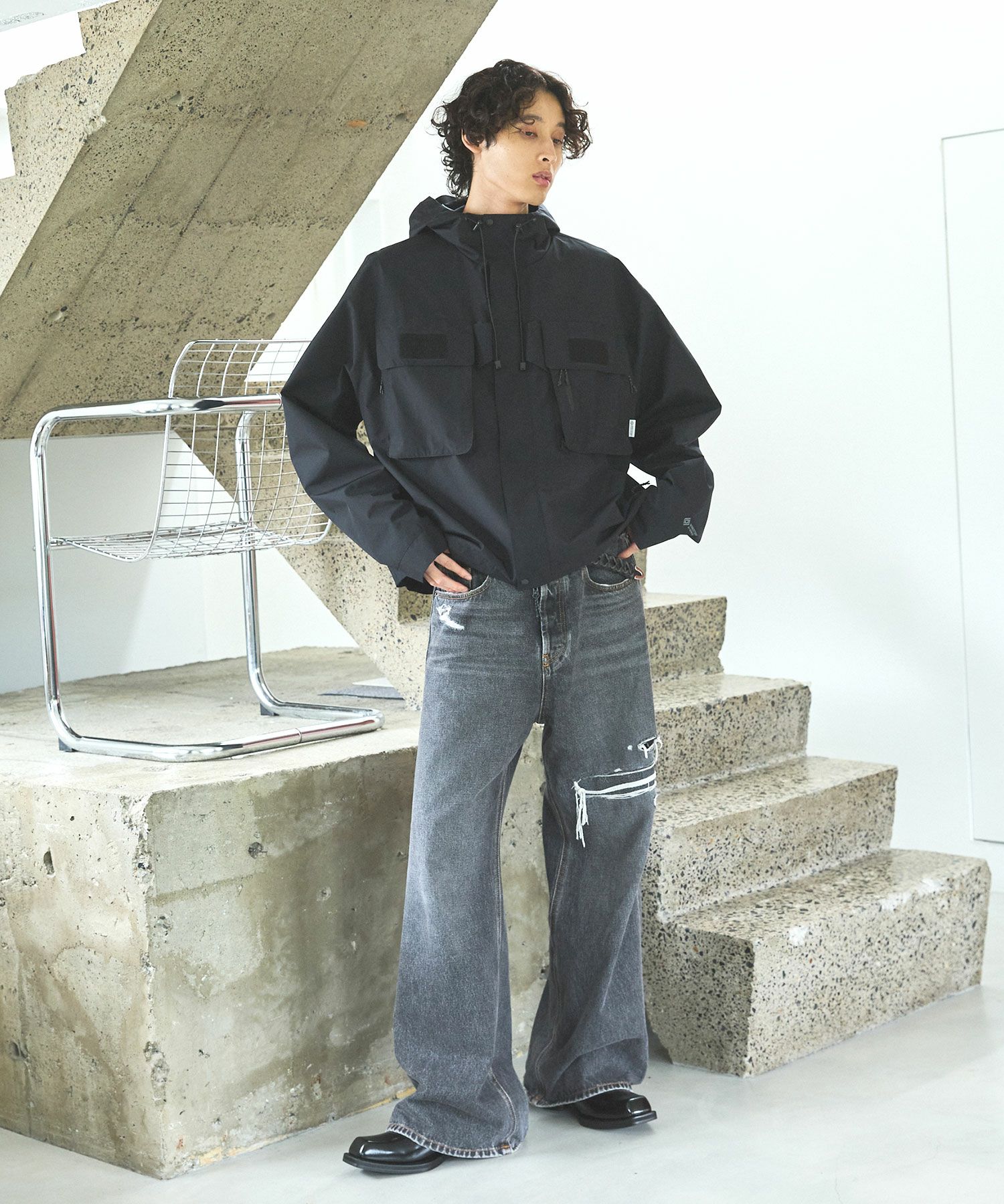 OPENING ACT × +phenix] WINDSTOPPER by GORE-TEX lab フィッシング 