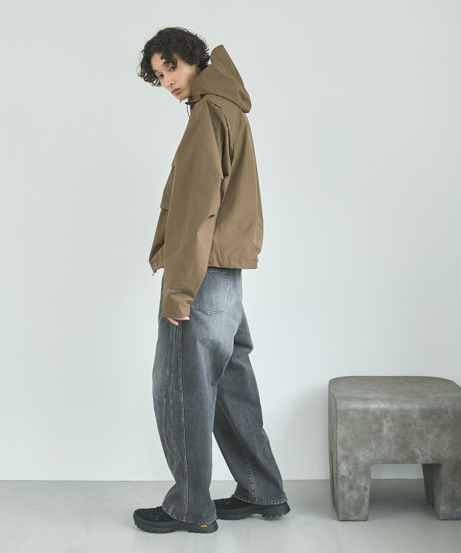 ROTOL×OPENING ACT] Exclusive-TRIPLE SEAMS 6P DENIM BLACKUSED 