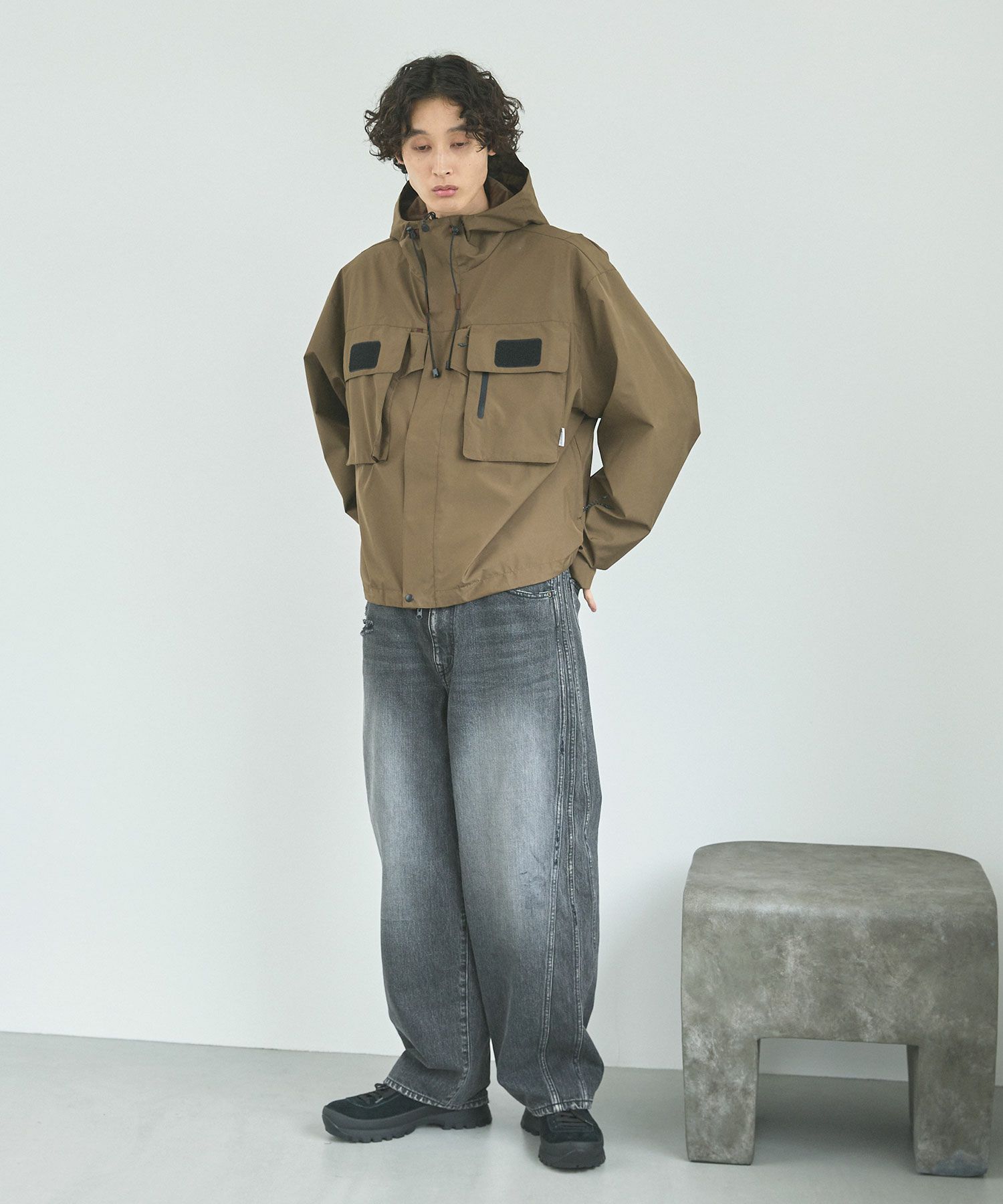 ROTOL×OPENING ACT] Exclusive-TRIPLE SEAMS 6P DENIM BLACKUSED 