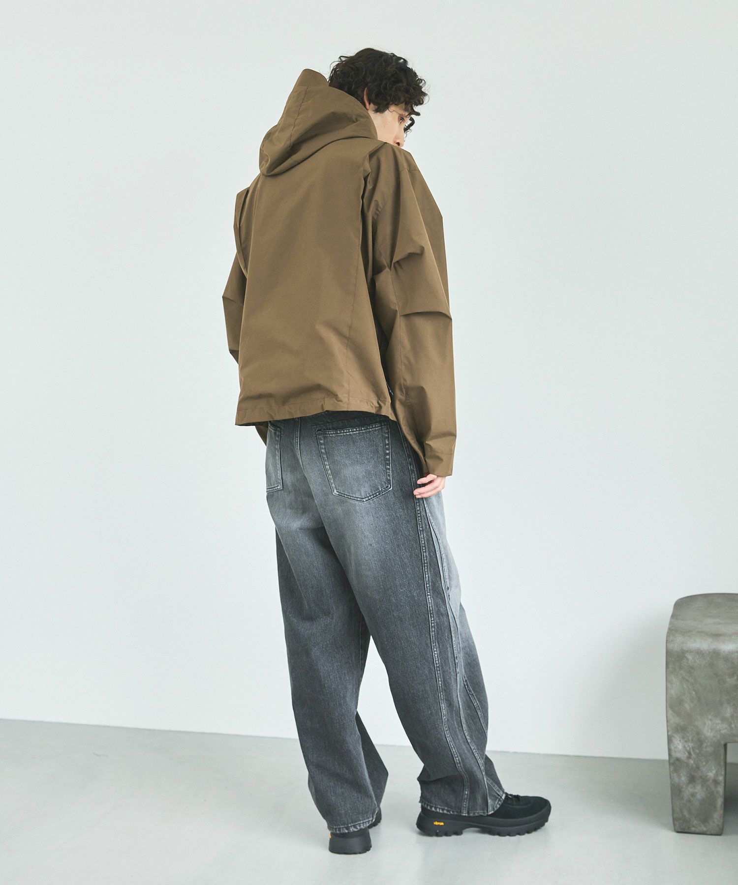 ROTOL×OPENING ACT] Exclusive-TRIPLE SEAMS 6P DENIM BLACKUSED 