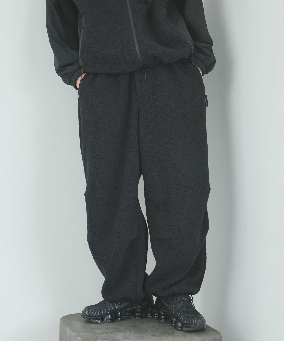 Polartec × OPENING ACT] Polartecフリースワイドオーバーパンツ