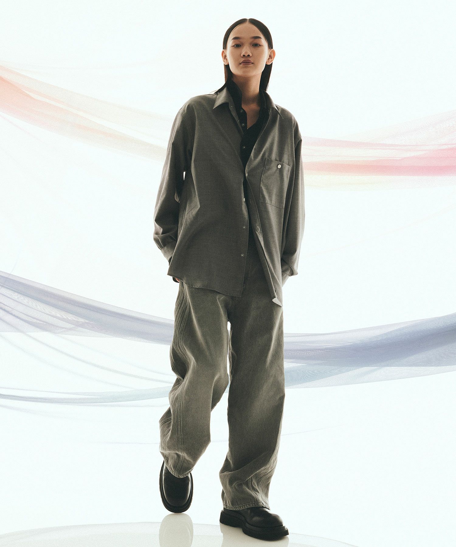 ROTOL] TRIPLE SEAMS 6P BLACK DENIM | OPENING ACT