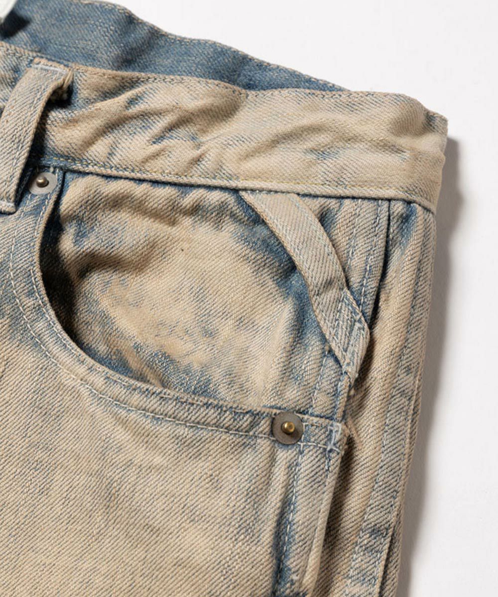 ROTOL]TRIPLE SEAMS 6P DENIM WIDE BLEACH 〓予約販売・2025年3