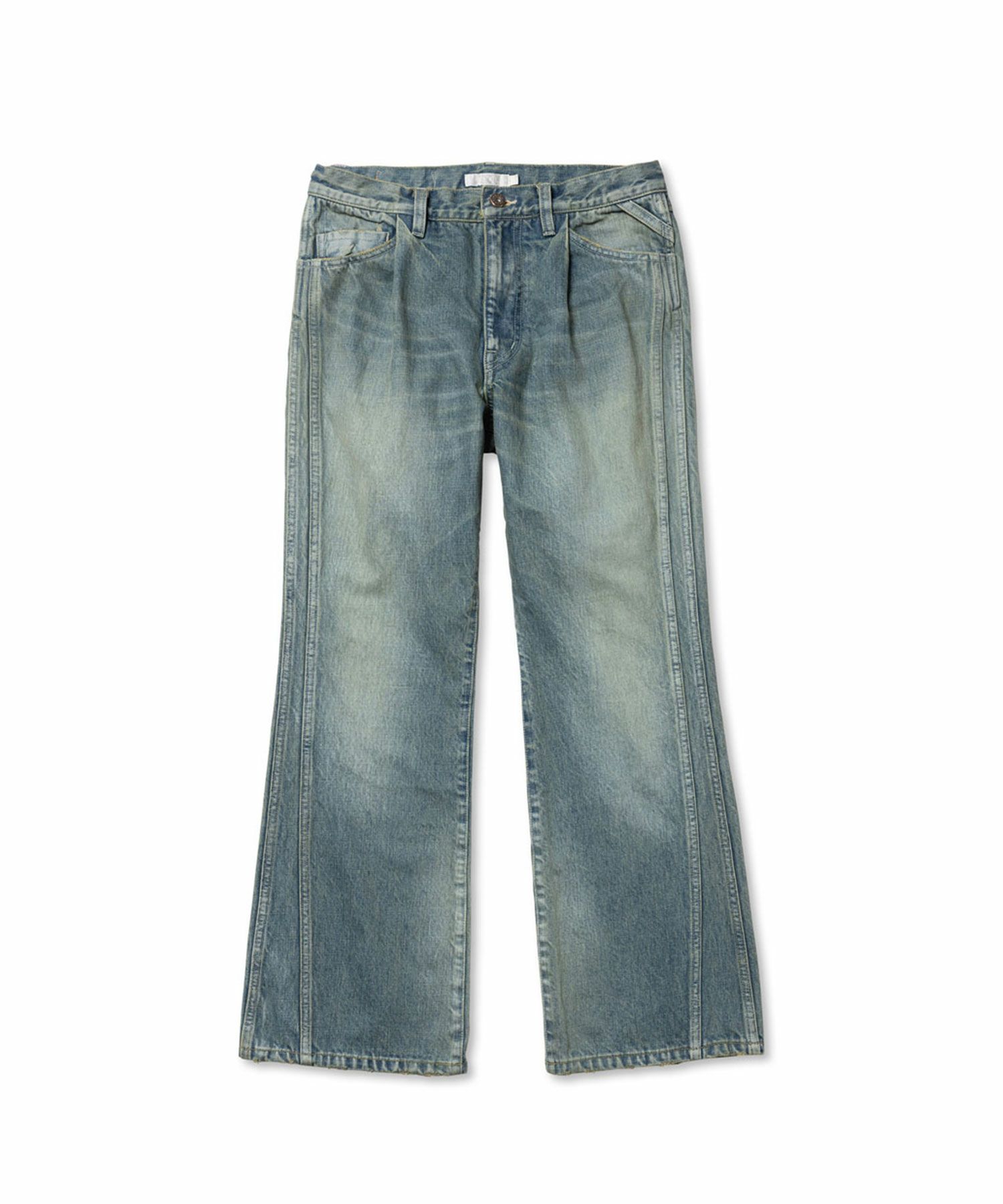 ROTOL]TRIPLE SEAMS 6P DENIM FLARE DAMAGE | OPENING ACT 