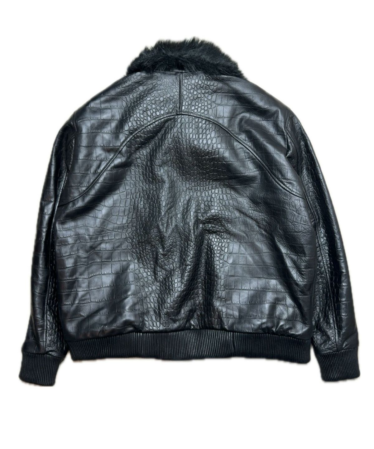 A Good Bad Influence] CROCODILE LEATHER JACKET 〓予約販売・10月