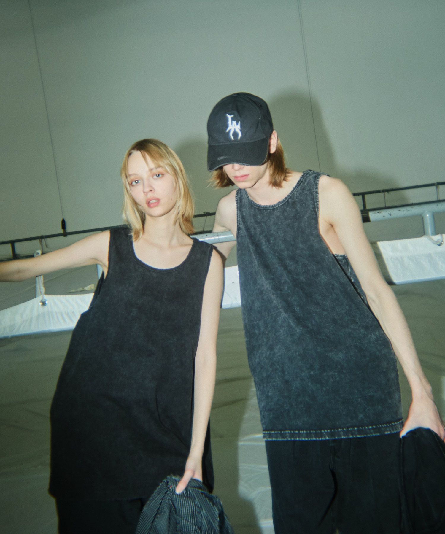 OPENING ACT]ファインコットンダメージ加工タンクトップ | OPENING ACT