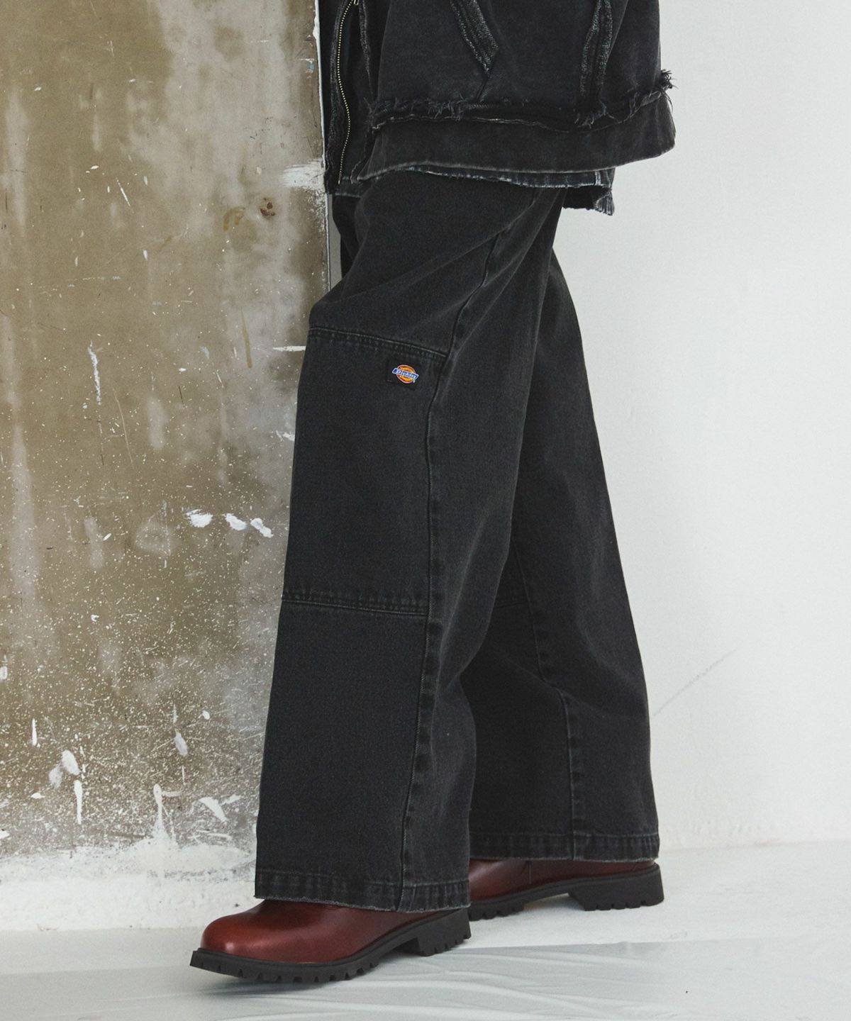 Dickies×OPENING ACTエクストラバギーダブルーワークパンツ Dickise × OPENING ACT] エクストラバギーダブルーワークパンツ