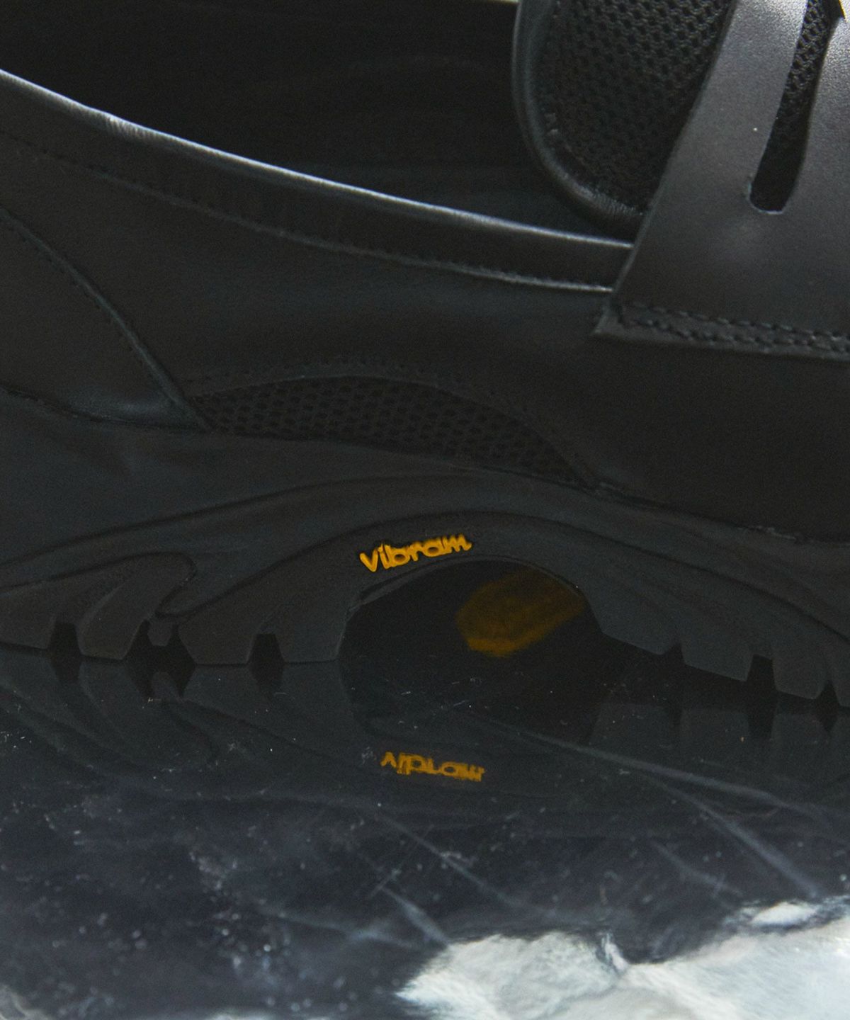 VIBRAM×OPENING ACT メッシュ×リアルレザーローファースニーカー VIBRAM×OPENING ACT メッシュ×リアルレザーローファースニーカー