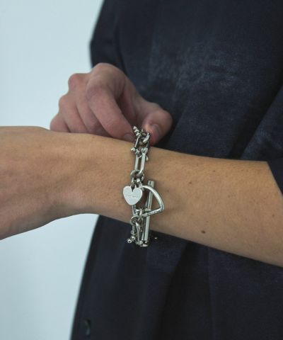新品 DISCOVERED / ディスカバード チェーンブレスレット DISCOVERED×CANNABIS別注 ANCHOR CHAIN BRACELET（ブレスレット