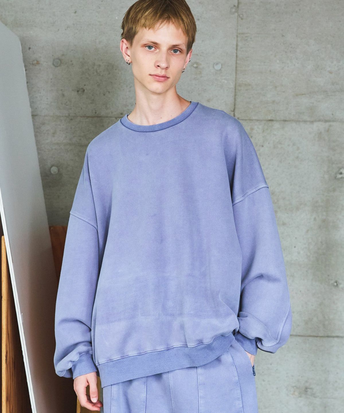 土日限定OPENING ACT ヘヴィーオンスコットン裏毛ショートスウェット OPENING ACT] 530Gヘヴィーオンスコットン裏毛ショートレングスクルー