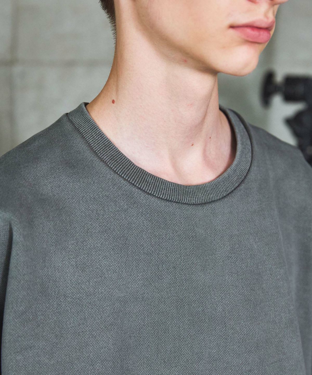 OPENING ACT] 530Gヘヴィーオンスコットン裏毛ショートレングスクルー