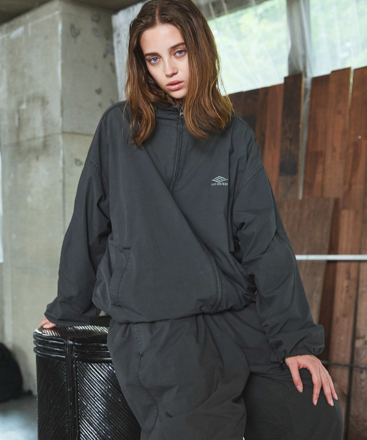 UMBRO×OPENING ACT] Oversized Tracksuit Jacket 〓予約販売・10