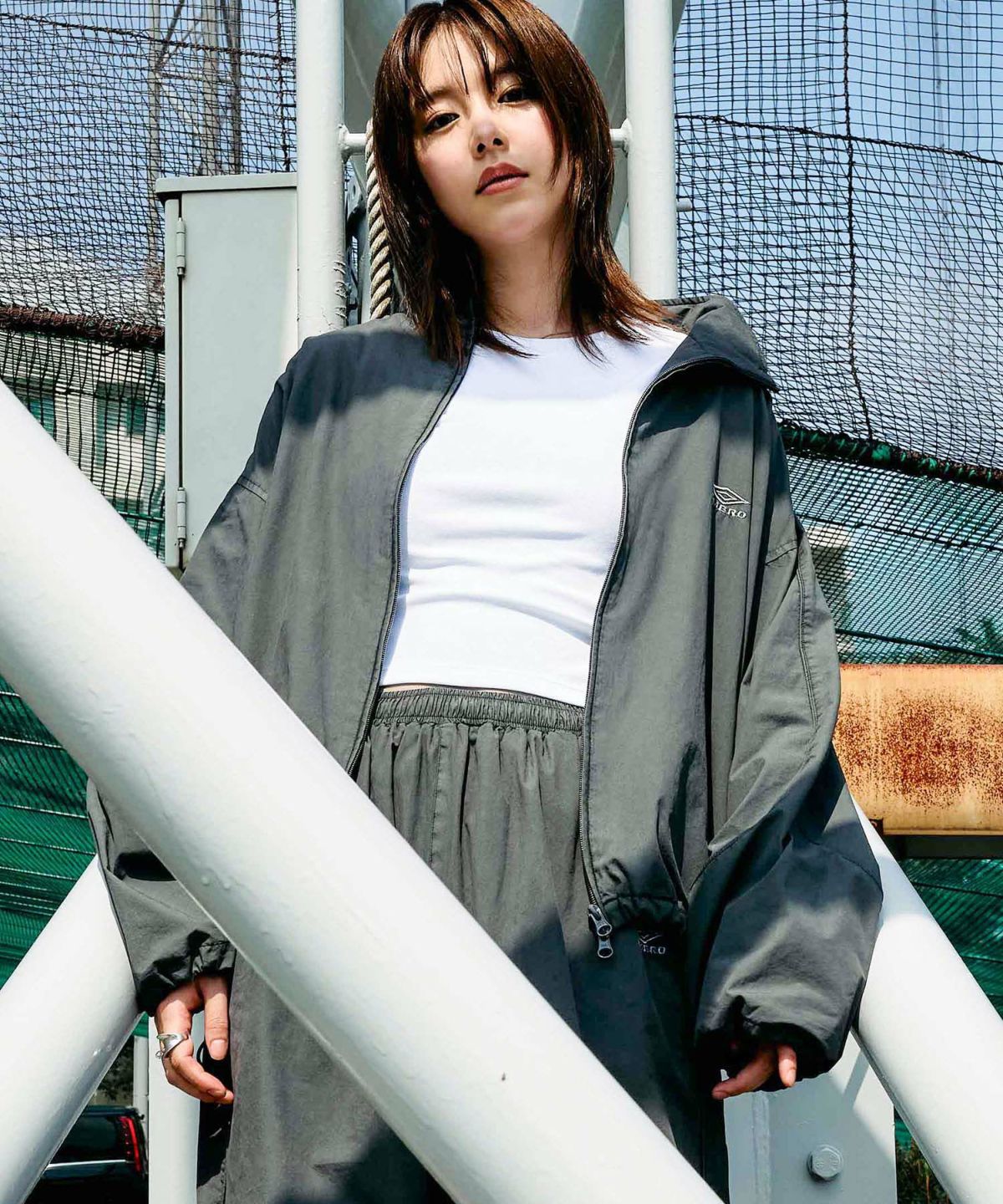 UMBRO×OPENING ACT] Oversized Tracksuit Jacket | OPENING ACT