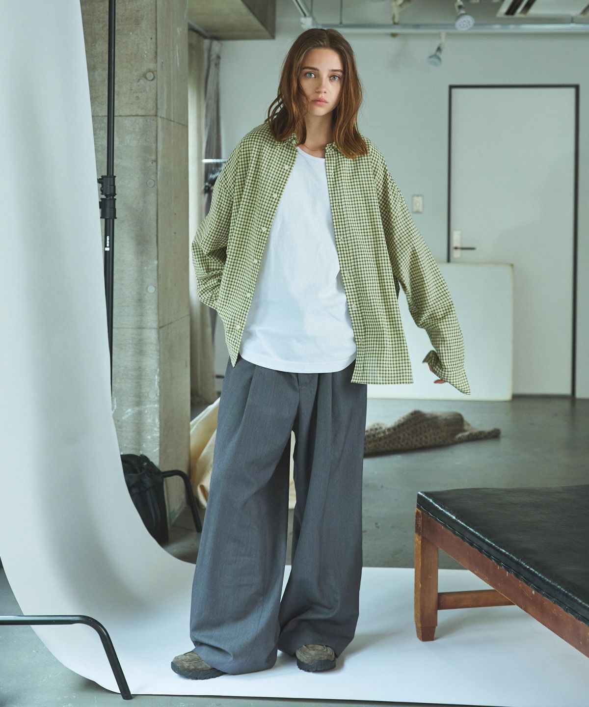 トップス 7DAYS AUTUMN CHECK RELAX FIT SHIRT OPENING ACT] 7DAYS AUTUMN CHECK RELAX FIT SHIRT | OPENING ACT