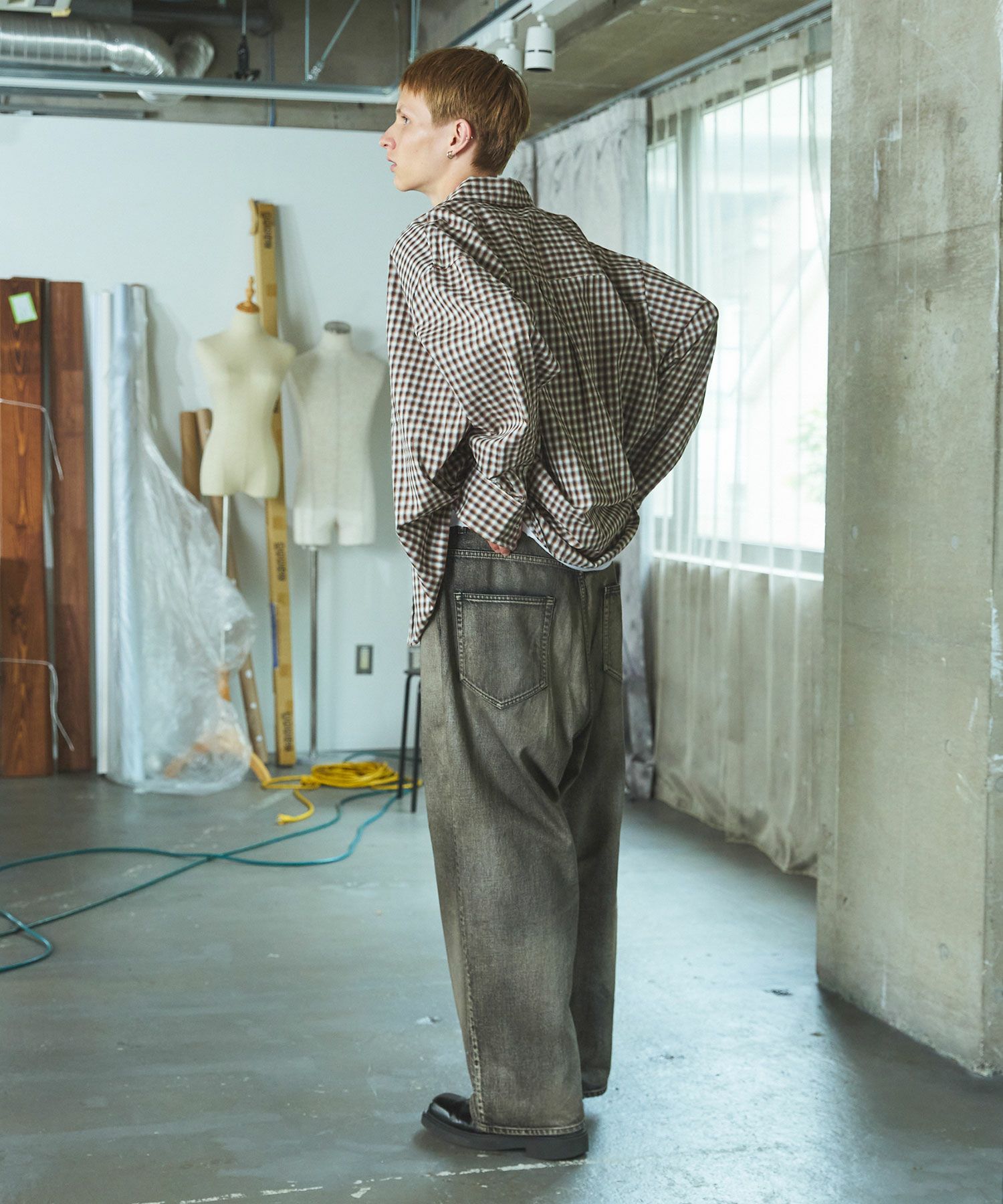 OPENING ACT] 7DAYS AUTUMN CHECK RELAX FIT SHIRT 〓予約販売