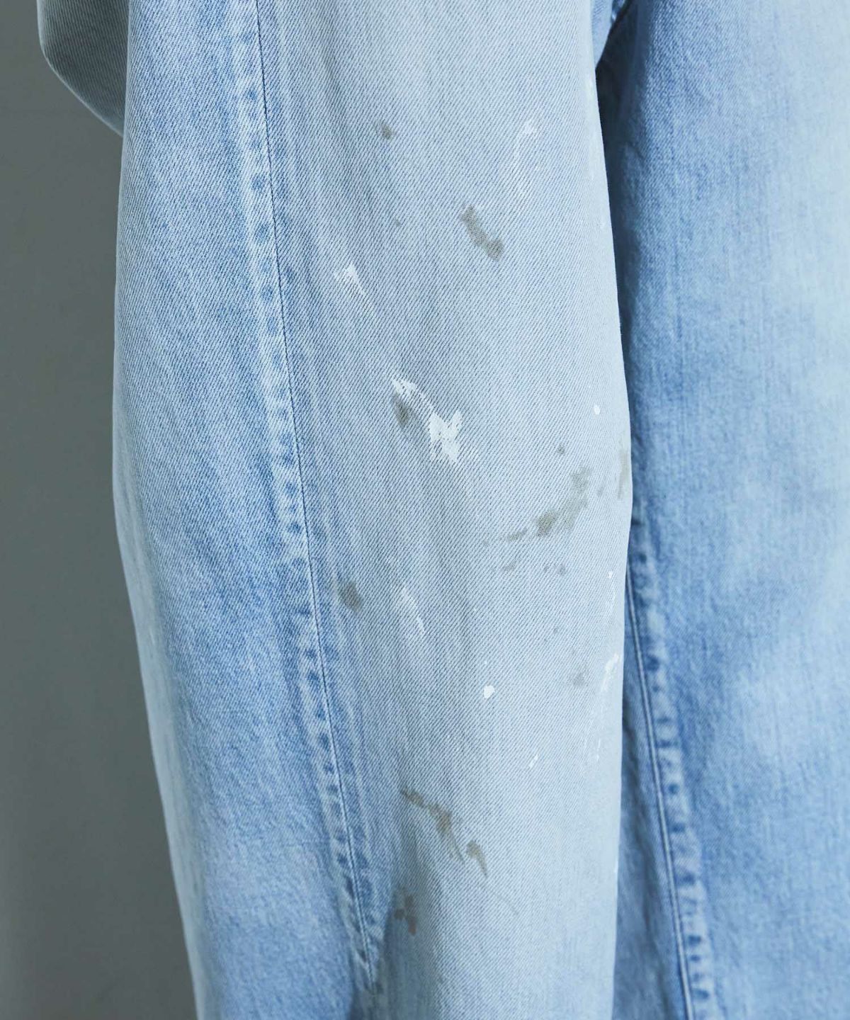 OPENING ACT] Made in Japan ハードブリーチペイント加工バギーデニム