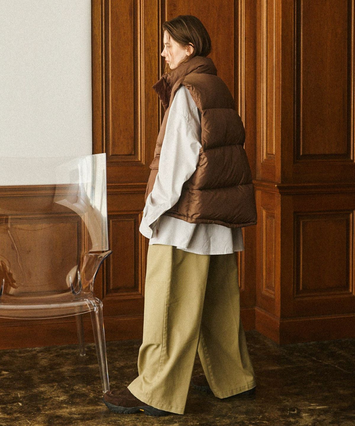 OPENING ACT] LIMONTAナイロン600フィルパワーダウンベスト | OPENING ACT