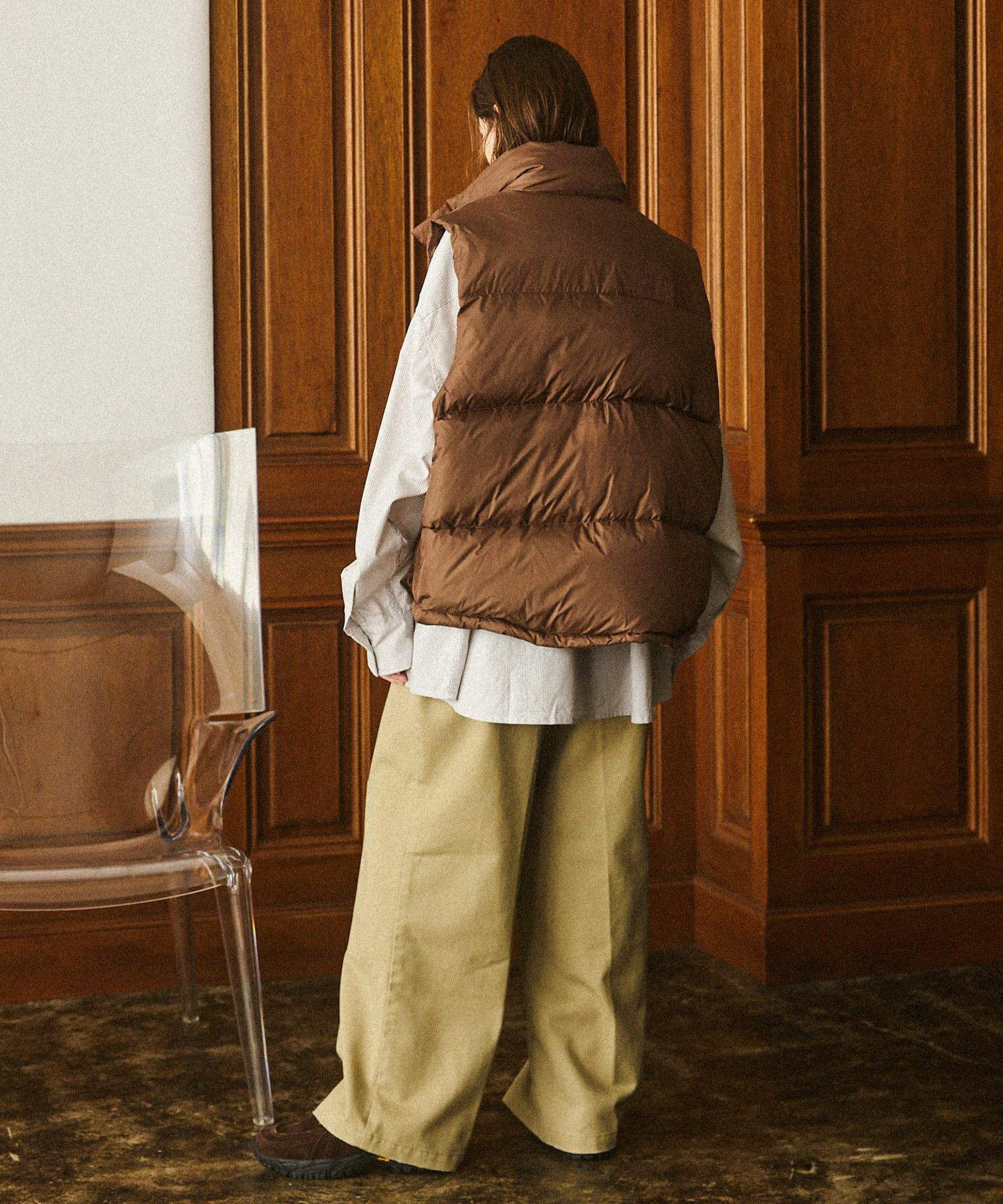 OPENING ACT] LIMONTAナイロン600フィルパワーダウンベスト | OPENING ACT